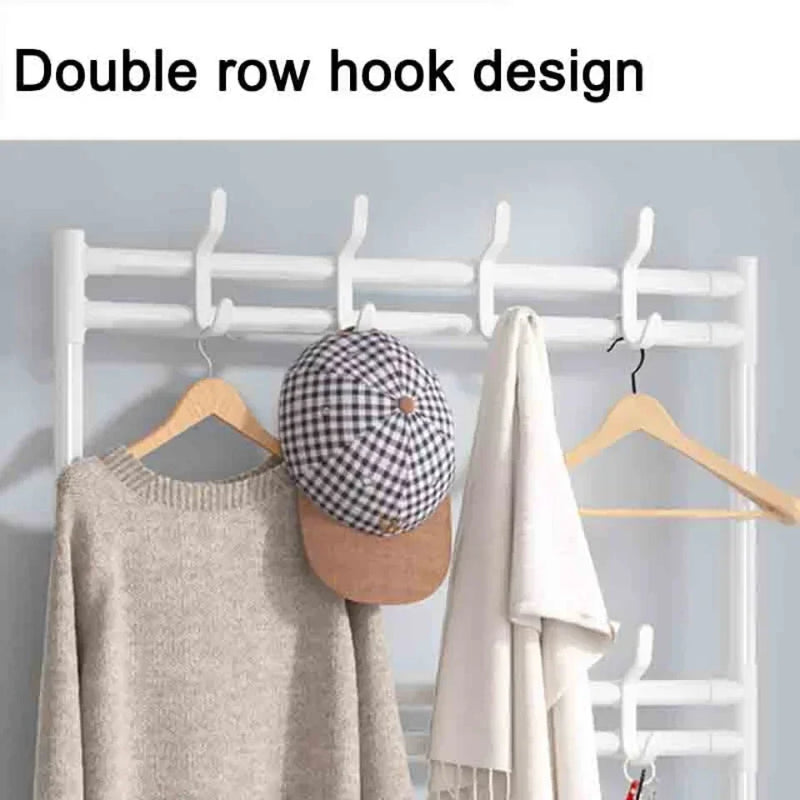 Zapatero multicapa para el hogar, multifuncional, para dormitorio, armario para zapatos y abrigos