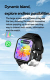 LAXASFIT 2025 New Smart Watch for Men Women Gift Full Touch Screen Sports Fitness Watch Bluetooth Call Digital Smartwatch