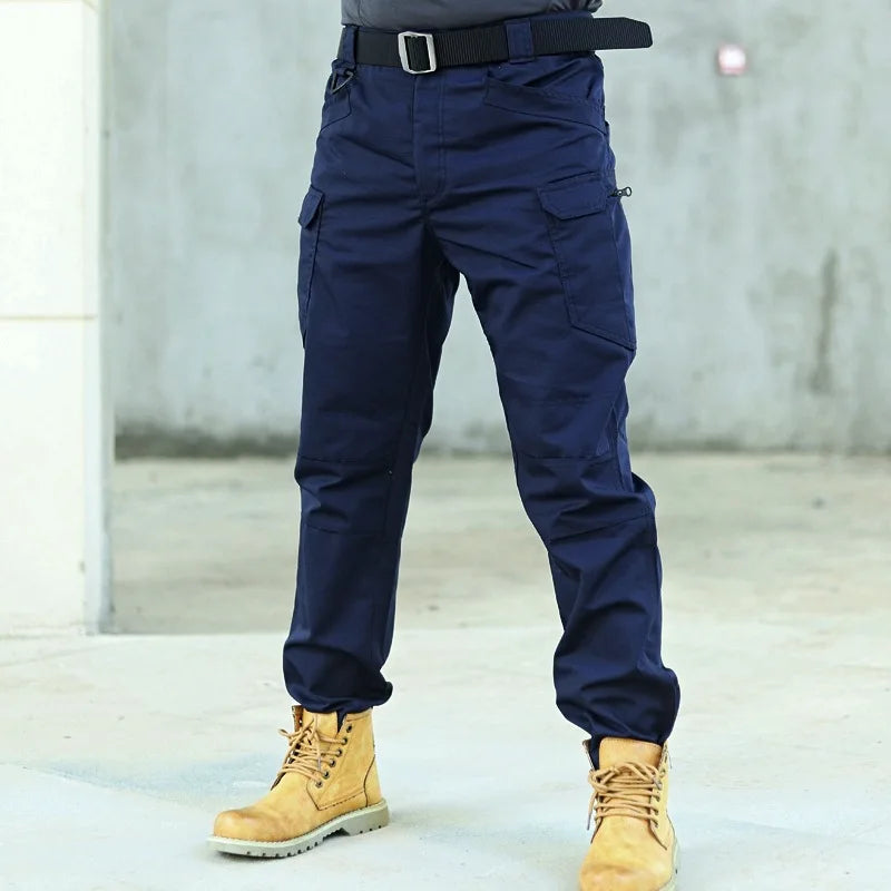 Tactical Cargo Pants Men Combat Outdoor Hiking Work Joggers Lightweight Trousers Male Elasticity Multiple Pockets Resistant Pant