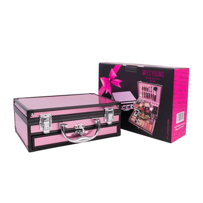 Professional Beginner Travel Portable Makeup Set Box Suitcase Kit Lipstick Brushes Nail Polish Set For Make up Eyeshadow Palette