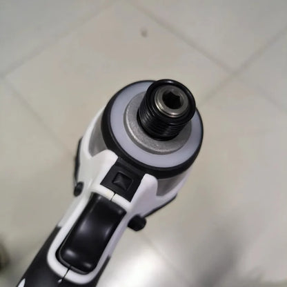 Destornillador sin escobillas Makita DTD173, destornillador eléctrico recargable en blanco y negro, atornillador de impacto para reparación de automóviles. 