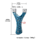 Wild Hunting Precision Shooting Sling Portable Slingshot Four-color Exquisite Slingshot Outdoor Shooting Toy New Fast Press