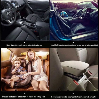 Cinto de segurança do carro Clipe Extensão Plug, segurança Fivela Bloqueio, cinto de segurança Clipe Extender, conversor, acessórios do carro do bebê