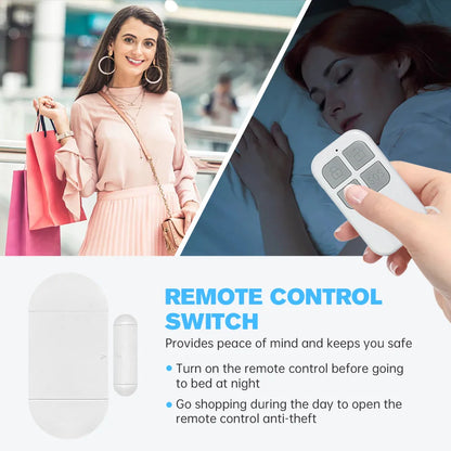 Safety Wireless Door Alarm for Home Security Personal Security Window Alarms Sensor Burglar Door Alarm for Pool, Cars, Sheds