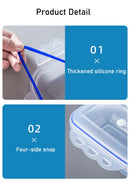 Vacuum Food Storage Box Transparent Storage Container Fridge Organizer Microwave Safe Fresh-Keeping Sealing Box Food Dispenser
