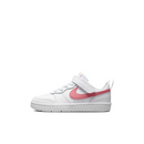 Tênis Nike Low 2 xadrez e versátil de cano baixo para crianças, branco, vermelho e preto