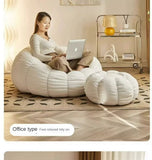 Lazy sofa, small sofa for lying down and sleeping, bedroom balcony leisure chair, cream style lazy chair, tatami chair