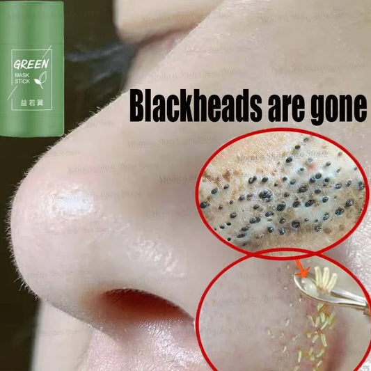 Mascarilla de barro con té verde original para eliminar puntos negros y acné, reduce los poros, crema para el acné, tratamiento de espinillas, cuidado coreano para la piel limpia.