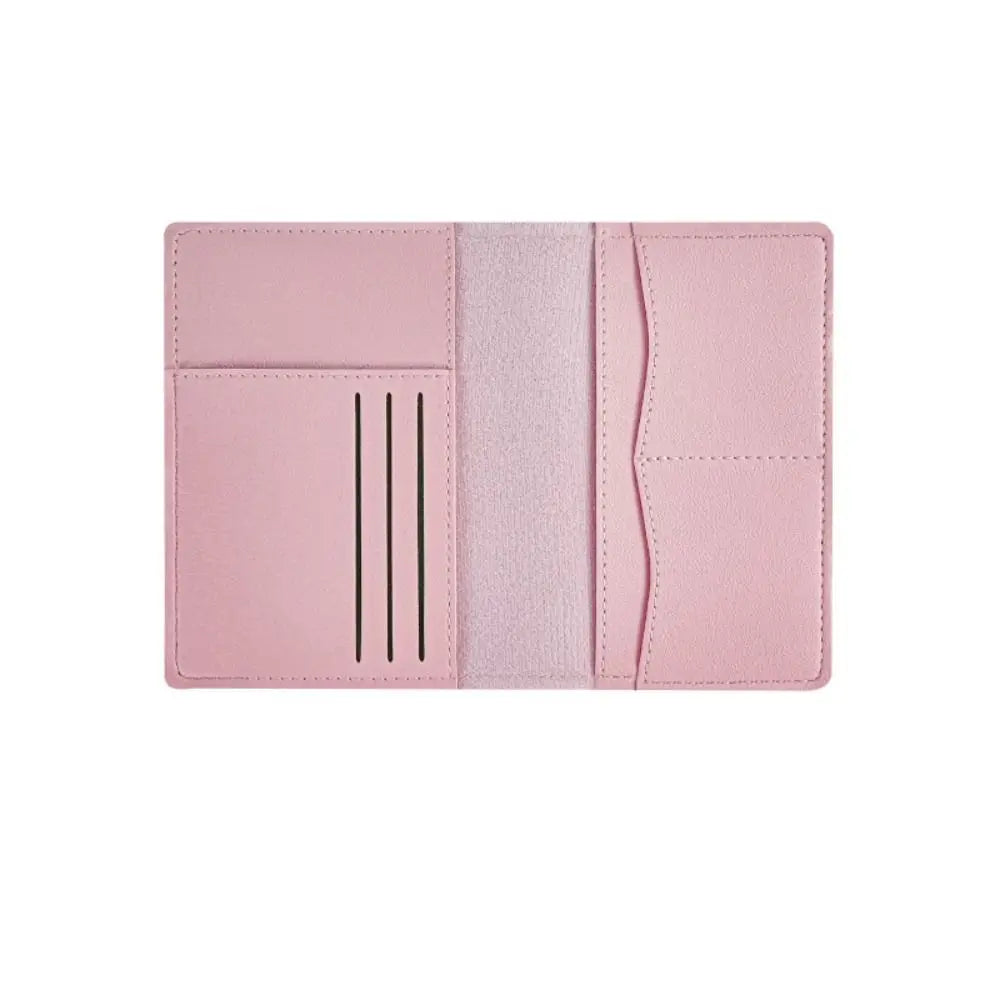 New Travel PU Passport Cover High-capacity Multiple Card Slots Passport Bag Ticket Holder Bussiness Passport Protective Cover