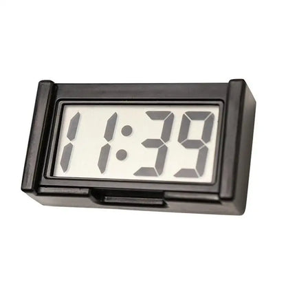  Mini Digital Clock With LCD Self-Adhesiv Electronic Bracket Clock Time Day Display For Car Truck Dashboard Accesorios Para Aut