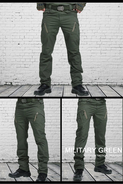 Tactical Cargo Pants Men Outdoor Waterproof SWAT Combat Military Camouflage Trousers Casual Multi Pocket Male Work Joggers
