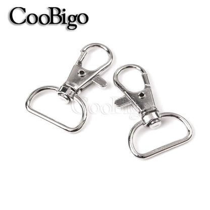 5/16"~1-1/4" Snap Hook Buckle Metal Swivel Lobster Clasp Snap Clip Hook Carabiner for Keychain Key Fob Chain Ring Bag Hardware