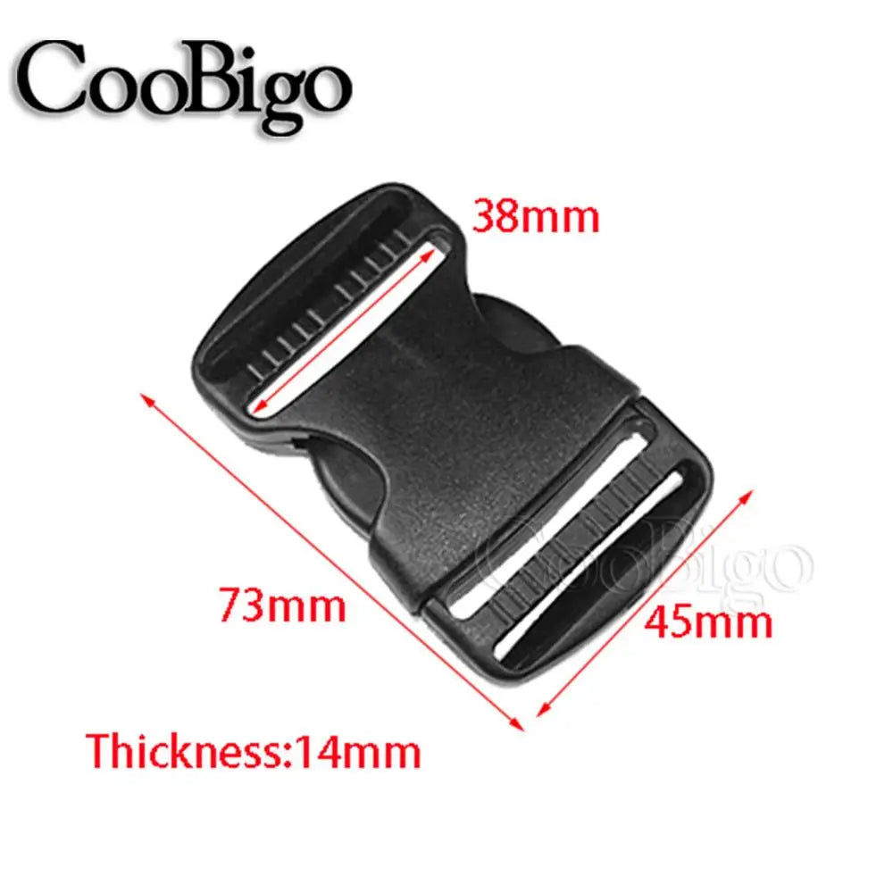 20mm 25mm 32mm 38mm 50mm Plastic Hardware Dual Adjustable Side Release Buckles Backpack Belt Bag Parts Strap Webbing
