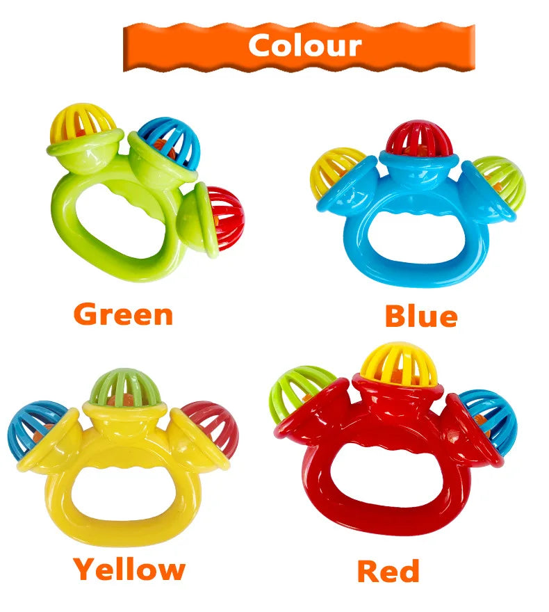 Newborn Baby Infants Rattles Toy Comfort Soothing Soother Sound Toddlers Kids Boys Girls Toys 0-3Y