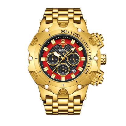 YaLaLuSi Men's Quartz Watch Dominant Design Multi Functional Practical Style Elegant Timepiece for Gentlemen