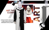 Art The Clown Cosplay Película Terrorifier 2 Art The Clown Cosplay Disfraz Mono Máscara Disfraces de Halloween Máscara para hombres y mujeres