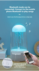 Creative Colorful Jellyfish Lamp Bluetooth Speaker HiFi Stereo 1800mAh Sports Jellyfish Speaker with Lights for Home Office