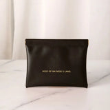 Fashion Simple Lipstick Makeup Bag Portable PU Jewelry Handbag Travel Mini Cosmetic Organizer Pouch for Women Girls