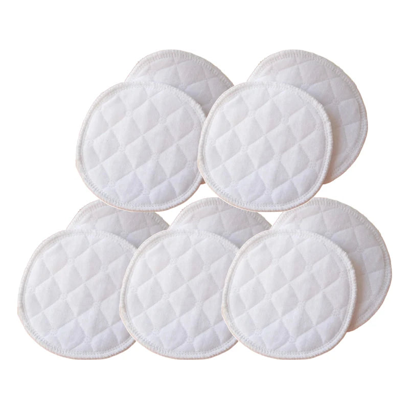 6/8/10pcs Reusable Nursing Breast Pads Washable Soft Absorbent Baby Breastfeeding Breast Cotton Pads for Pregnant Women