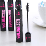 1PC 2in1 Black Double Purpose Mascara Waterproof Lengthen Lash Extension Sweatproof Curling Brushes Eye Fiber Mascara Eyelashes