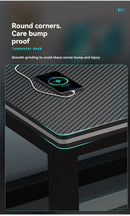 Computer desk, minimalist home gaming desk, small-sized carbon fiber patterned office desk, student study desk, bedroom desk