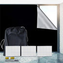 1/2/3M Portable Blackout Curtain Blind Window Thermal Insulated Kitchen Curtains Stick On DIY Non-perforated Temporary Curtain