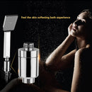 A cabeça de chuveiro filtrada do carbono ativado, a instalação fácil, purificador destacável da água, acessórios do banheiro, remove immonitores