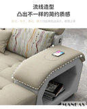 Linlamim Fabric Sofa Set Furniture Living Room Sofa Set with USB and Stools / Big U Shape Cloth Couch Sofas for Home Furniture