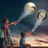 Proyector de tiburón y dinosaurio, juguete de aprendizaje nocturno para estudio nocturno, linterna para dormir, juguetes educativos para edades tempranas, linterna, Juguetes Divertidos