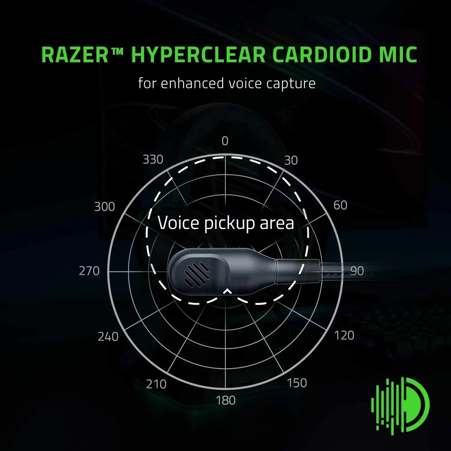 Auriculares con cable para eSports Razer BlackShark V2 X: cancelación de ruido pasiva avanzada, sonido envolvente 7.1 y micrófono cardioide hiperclaro.