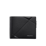 Men's Slim Wallet Genuine Leather Mini Purse Casual Design Bifold Wallet Brand Short Slim Wallet WILLIAMPOLO Luxury brand