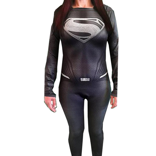 Adults The Man of Steel Cosplay Costume Zentai Suit Superhero Halloween Bodysuit Party Jumpsuit