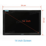 LEADSTAR D14 14" Portable TV DVB-T2 TDT ATSC ISDB-T Analog Mini Small Car Television Without Battery Support HD-IN H.265 AC3