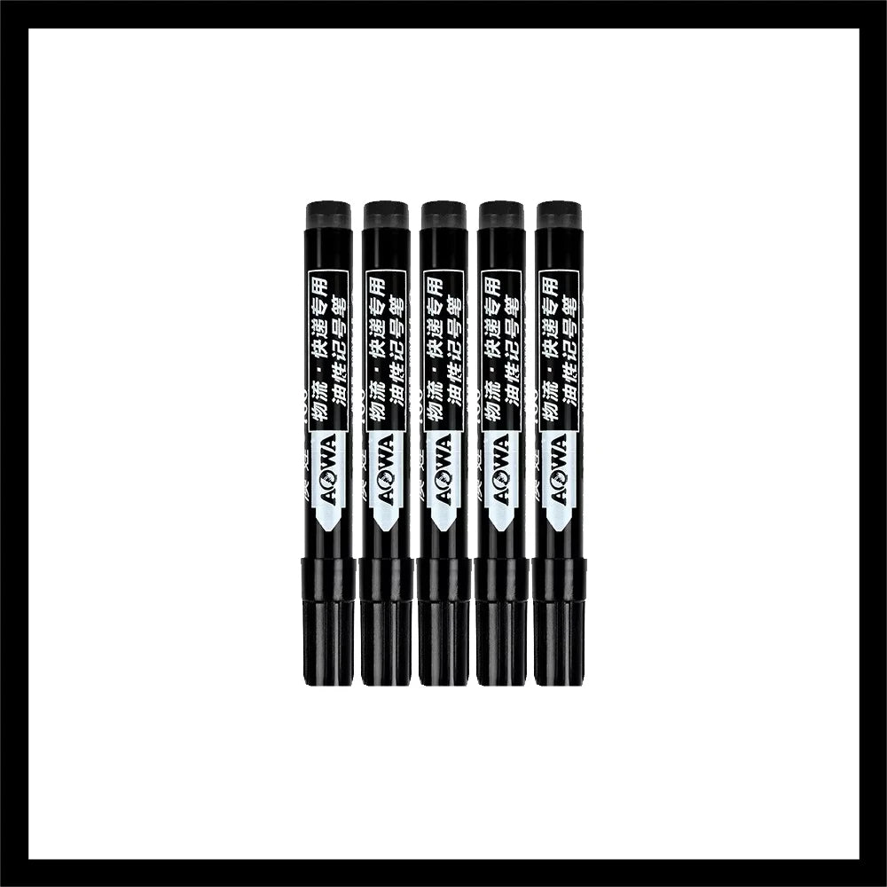 5-50Pcs Waterproof Oil-based Marker Pen Markers Black Blue Red Ink for Glass Metal Stationery Art Drawing Office School Supplies