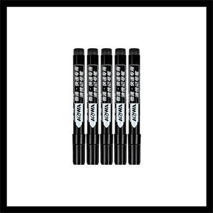 5-50Pcs Waterproof Oil-based Marker Pen Markers Black Blue Red Ink for Glass Metal Stationery Art Drawing Office School Supplies