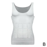 Men Slimming Elastic Body Shaper Vest Tight Skinny Shirt Fitness Waist Compression Abdomen Breathable Sport Vest
