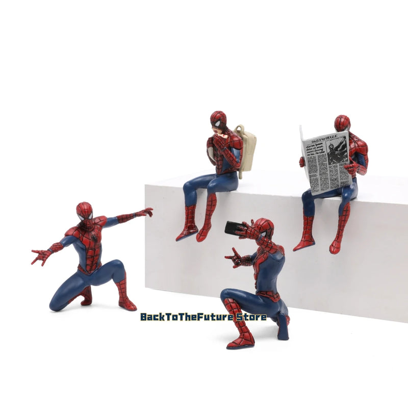 Hasbro Marvel Spider Man Superhero Spiderman 7-9cm Action Figure Spider-Man Anime Collection Mini Toys Model Children Gift