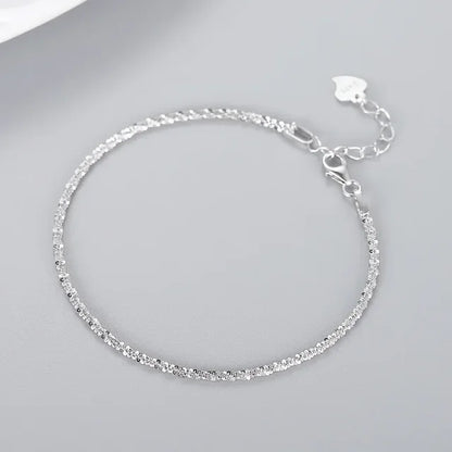 925 Sterling Silver Pearl Bracelet para Mulheres, Pulseiras Francesas, Cristal Azul, Festa de Casamento Jóias, Designer de Luxo, Moda
