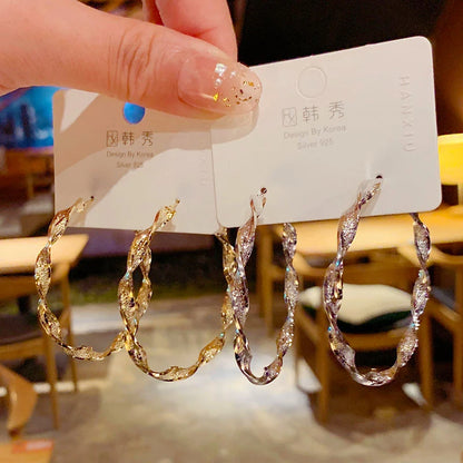 Blue Heart Shaped Zircon Long Tassel Gold Color Ear Wire for Women Elegant Exquisite Temperament Ladies Wedding Party Jewelry