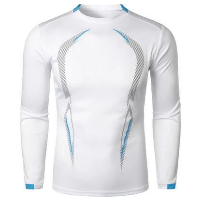 Autumn Men's Long Sleeve Quick Dry T-shirt Lightweight Breathable Streetwear Oversized Sports Fitness Outdoor Men T Shirt