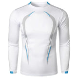 Autumn Men's Long Sleeve Quick Dry T-shirt Lightweight Breathable Streetwear Oversized Sports Fitness Outdoor Men T Shirt