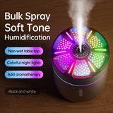 Powerful and Efficient Air Humidifier 180ML Aromatherapy Aroma Diffuser Essential Oil with Colorful Lights for Home Car Bedroom