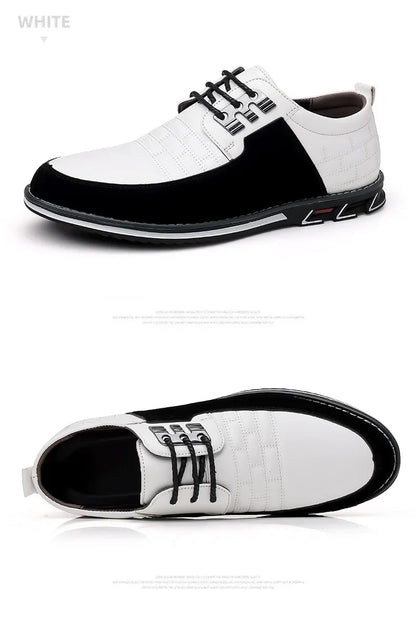2024 Autumn Business Casual Shoes for Men Trend Classic Leather Shoes Outdoor Men Sneakers Sewing Breathable Men's Dress Shoes