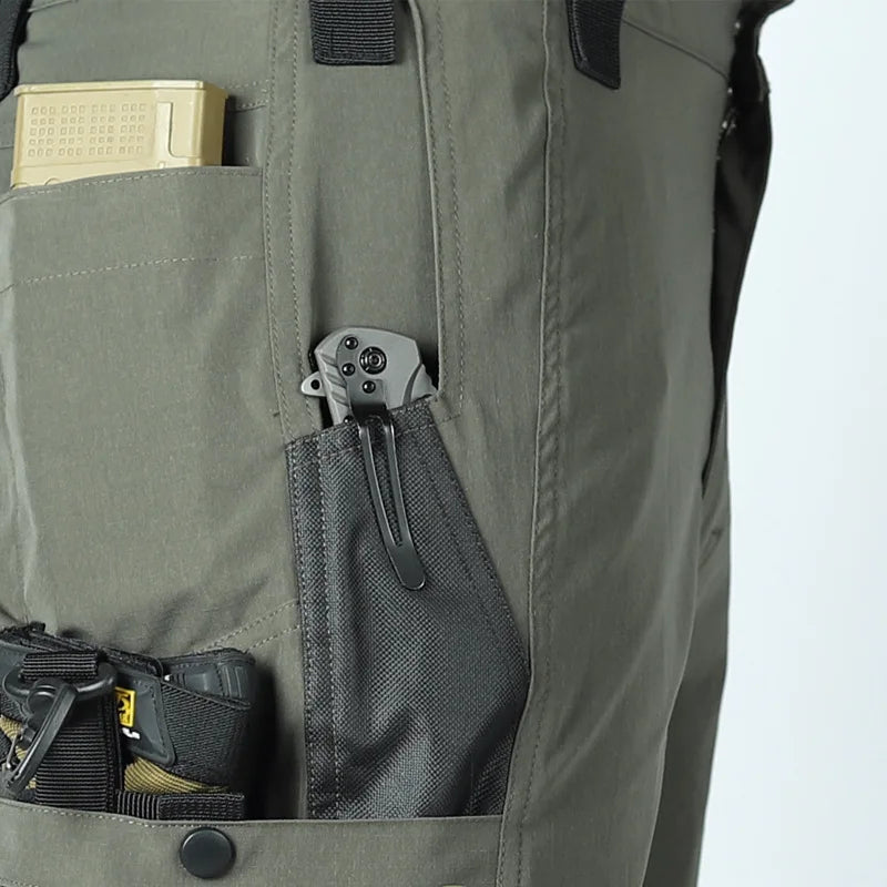 Men's Quick Dry Tactical Pants Water Resistant Outdoor Pants Lightweight Stretch Cargo Hiking Mountain Fishing Camping Pants
