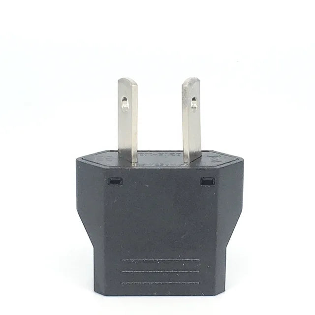 Adaptador de enchufe de EE. UU. a UE, adaptador de enchufe de la UE, adaptador de viaje de CN a UE, convertidor eléctrico de enchufe europeo de Corea, tomas de corriente, toma de CA, 1-100 piezas 