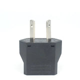 Adaptador de enchufe de EE. UU. a UE, adaptador de enchufe de la UE, adaptador de viaje de CN a UE, convertidor eléctrico de enchufe europeo de Corea, tomas de corriente, toma de CA, 1-100 piezas 