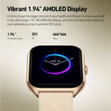 New Zeblaze GTS 4 Voice Calling 1.94" HD AMOLED Screen Smart Watch 100+ Sports Modes Heart Rate SpO2 Health Tracking Smartwatch