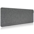 EXCO Large Felt Desk Pad Extended Mouse Keyboard Mat Non-Slip Base Computer Desktop Soft Protector for Gaming Office Home Laptop