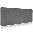 EXCO Large Felt Desk Pad Extended Mouse Keyboard Mat Non-Slip Base Computer Desktop Soft Protector for Gaming Office Home Laptop