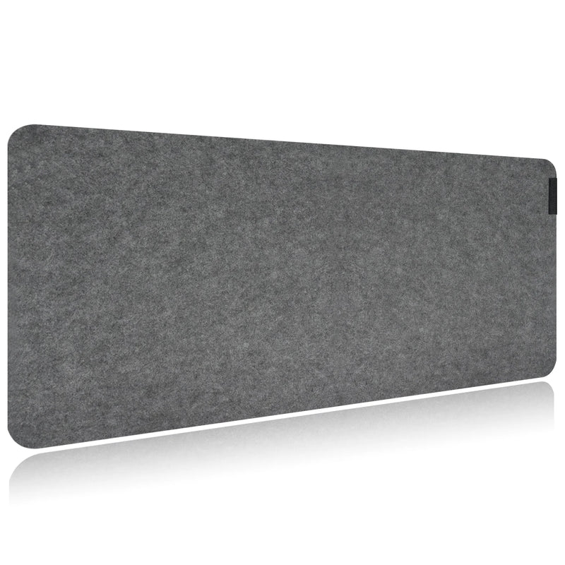 EXCO Large Felt Desk Pad Extended Mouse Keyboard Mat Non-Slip Base Computer Desktop Soft Protector for Gaming Office Home Laptop